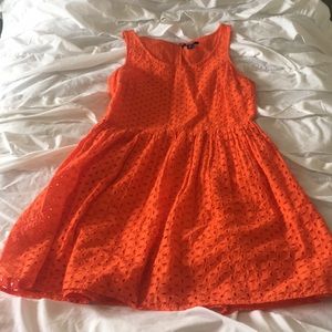 Old navy Orange eyelet dress